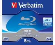 Verbatim 25GB 6x BluRay Box 5szt LTH HARD COAT - 222894 - zdjęcie 2